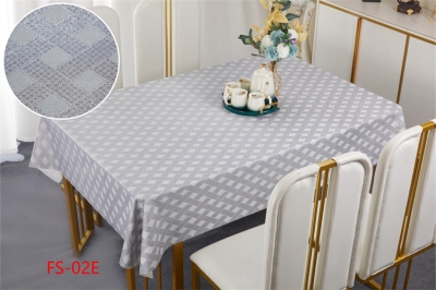 137cm Vinyl PVC tablecloth table over