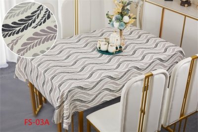 137cm Vinyl PVC tablecloth table over