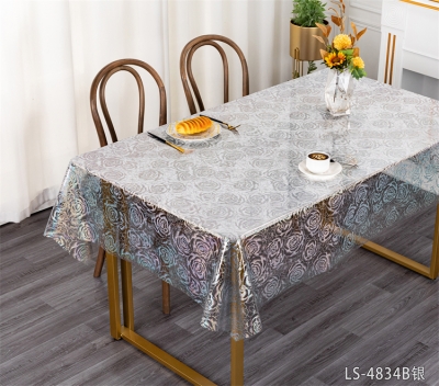 PVC laser tablecloth table cloth