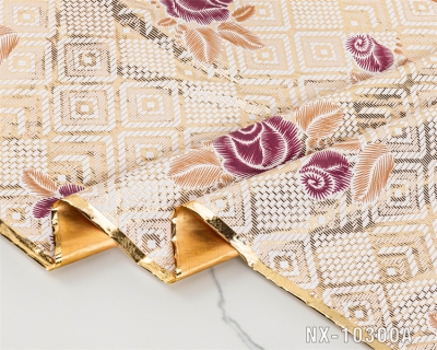 Vinyl tablecloth table over with fabric backing